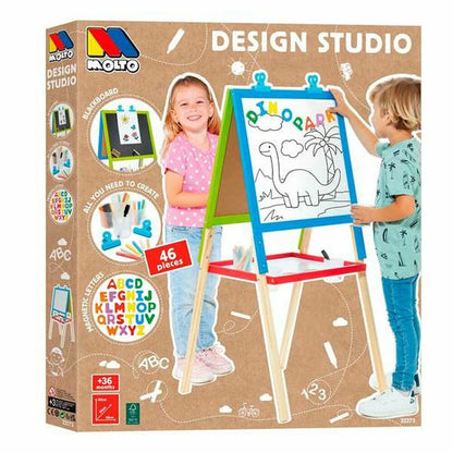 Tablă 2 în 1 Moltó 22273 - Jucarii si jocuri, Activități creative