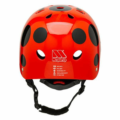 Cască de Ciclism pentru Copii Moltó Roșu Gărgăriță 26 x 21 x 16,5 cm - Sport și în aer liber, Ciclism
