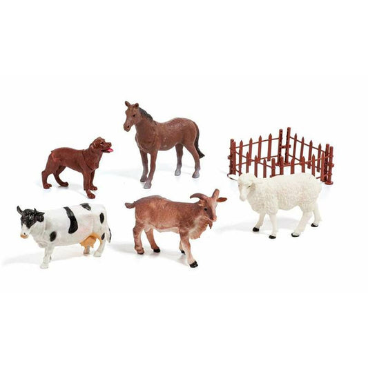 Set de Animale de Fermă Moltó 6 Piese Plastic - Jucarii si jocuri, Păpuși și figurine