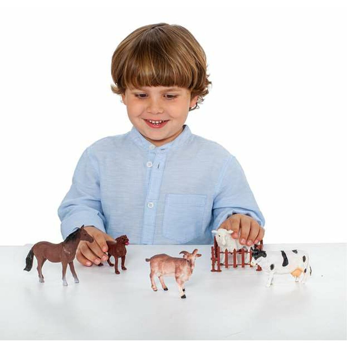 Set de Animale de Fermă Moltó 6 Piese Plastic - Jucarii si jocuri, Păpuși și figurine