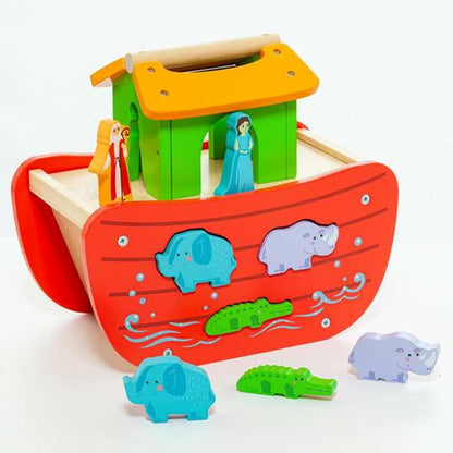 Playset Moltó Noah's ark Lemn 17 Piese - Jucarii si jocuri, Păpuși și figurine