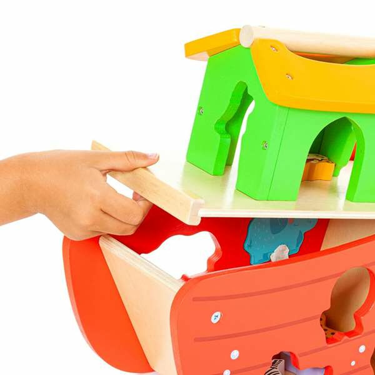 Playset Moltó Noah's ark Lemn 17 Piese - Jucarii si jocuri, Păpuși și figurine