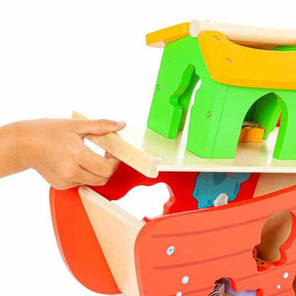 Playset Moltó Noah's ark Lemn 17 Piese - Jucarii si jocuri, Păpuși și figurine
