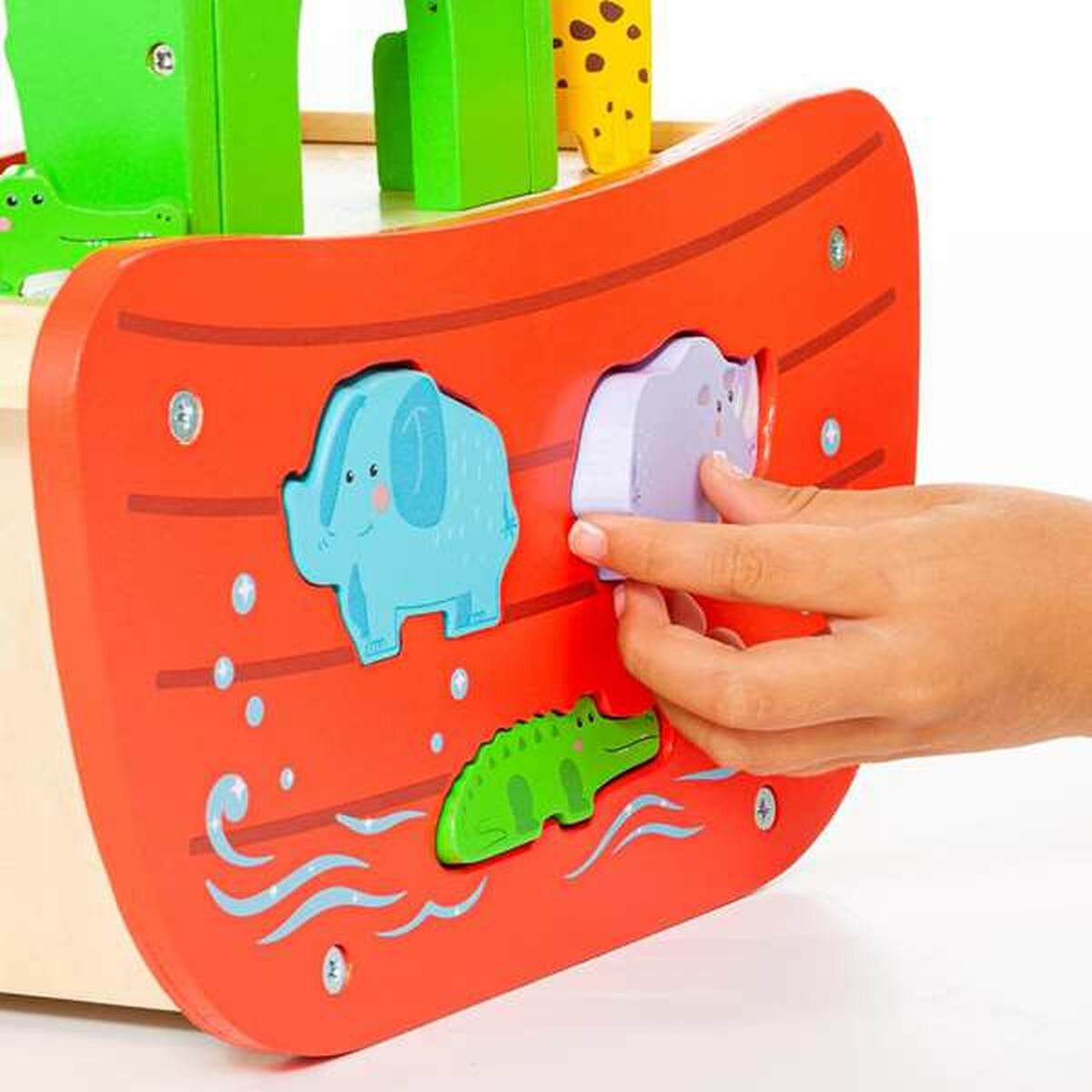 Playset Moltó Noah's ark Lemn 17 Piese - Jucarii si jocuri, Păpuși și figurine