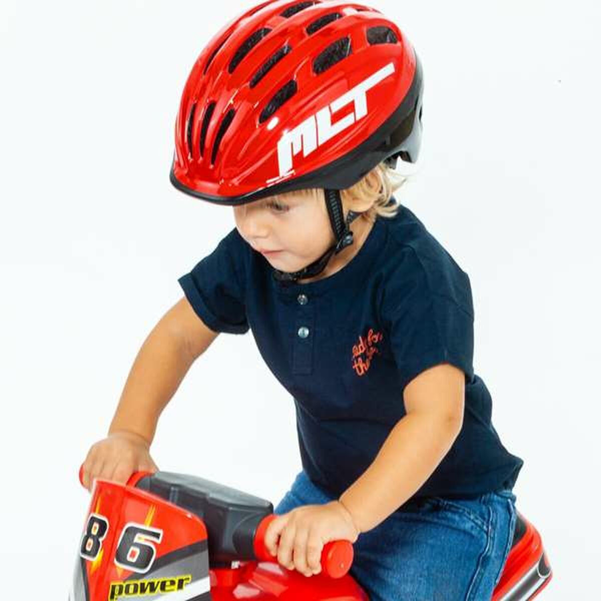 Cască de Ciclism pentru Copii Moltó MLT Roșu - Sport și în aer liber, Ciclism