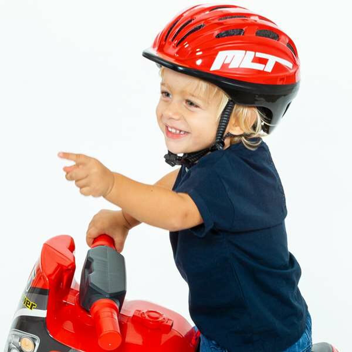 Cască de Ciclism pentru Copii Moltó MLT Roșu - Sport și în aer liber, Ciclism