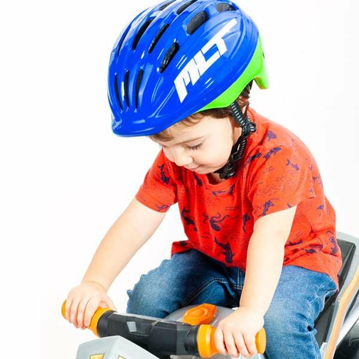 Cască de Ciclism pentru Copii Moltó MLT Albastru 48-53 cm - Sport și în aer liber, Ciclism