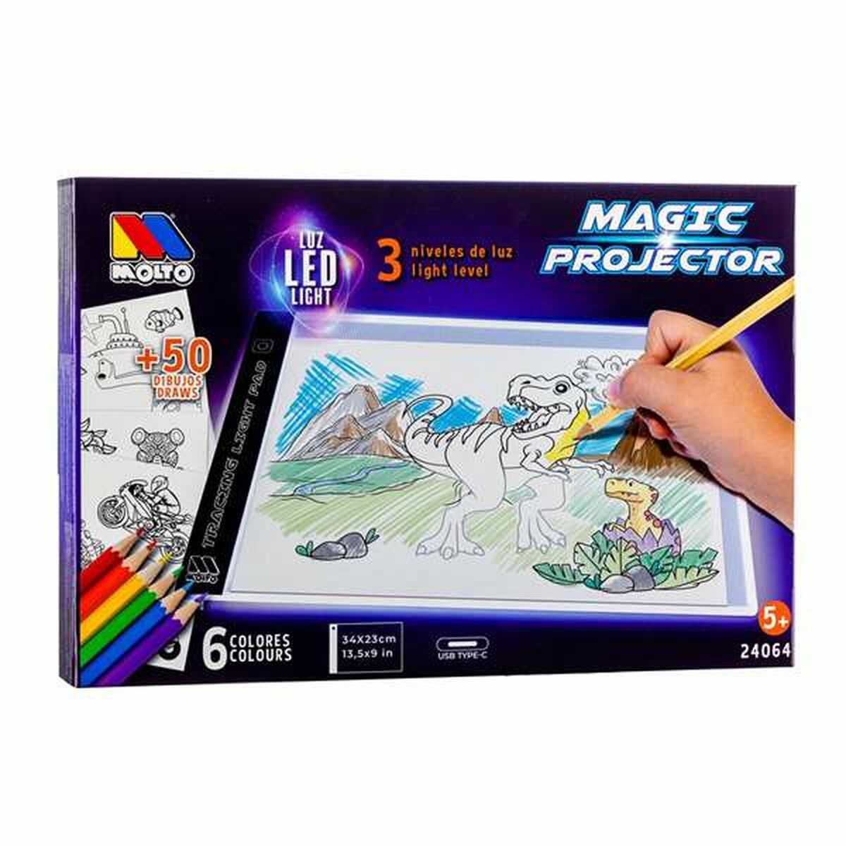 Proiector Moltó Magic - Jucarii si jocuri, Învățare și educație
