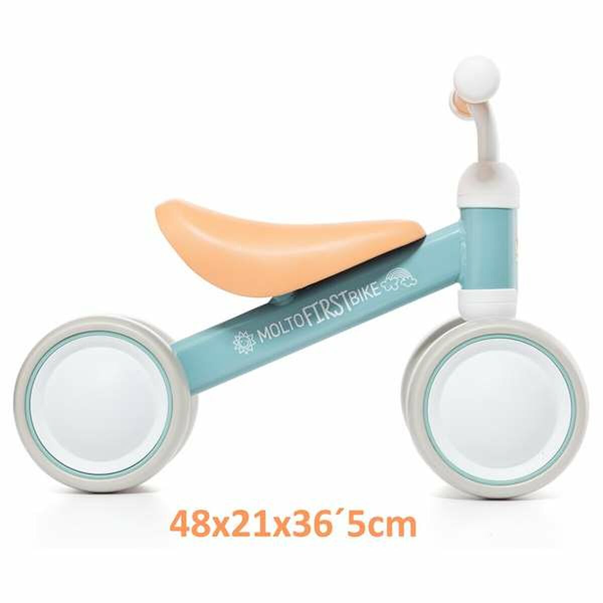 Mașină-Premergător Moltó Albastru 38,5 x 25 x 5 cm Bebeluși - Jucarii si jocuri, În aer liber și sport