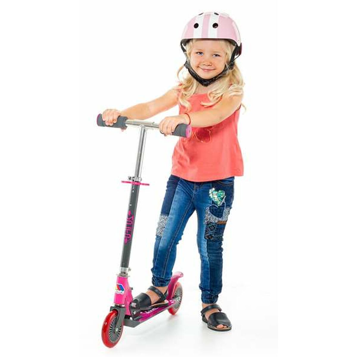 Trotinetă Scuter Moltó Roz 72-77 cm - Sport și în aer liber, Mobilitate urbană