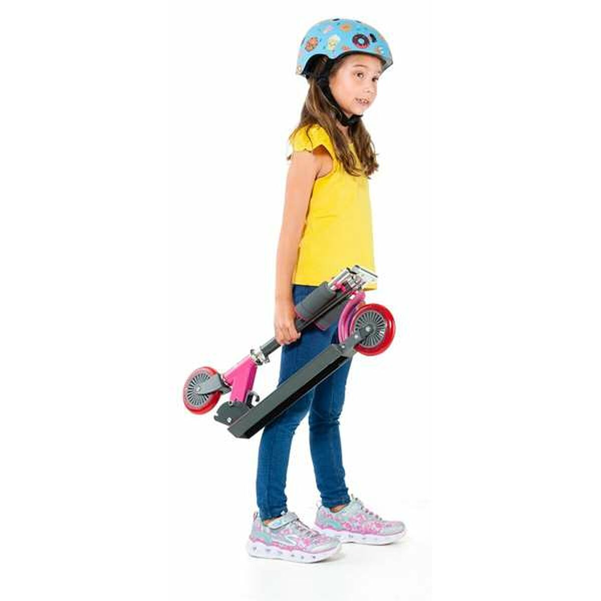 Trotinetă Scuter Moltó Roz 72-77 cm - Sport și în aer liber, Mobilitate urbană