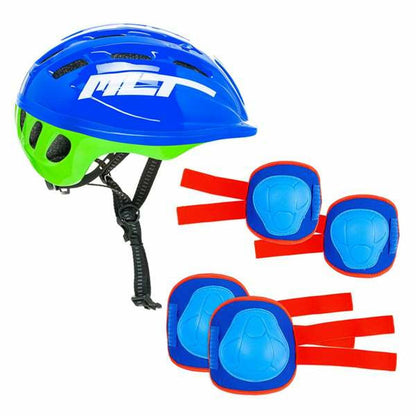 Kit Cască și Genunchiere Moltó Albastru 2-10 Ani - Sport și în aer liber, Ciclism