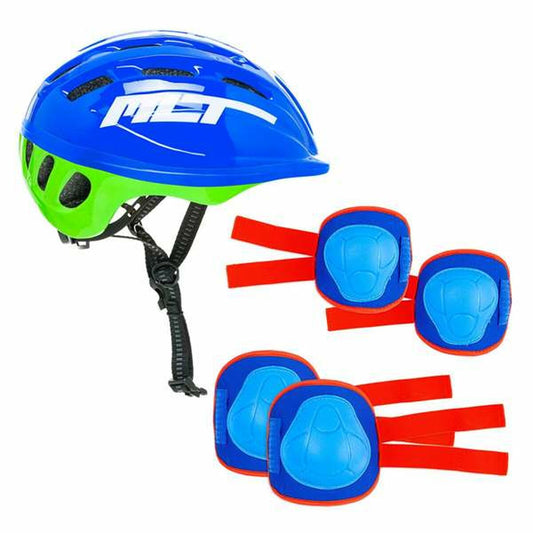 Kit Cască și Genunchiere Moltó Albastru 2-10 Ani - Sport și în aer liber, Ciclism