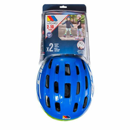 Kit Cască și Genunchiere Moltó Albastru 2-10 Ani - Sport și în aer liber, Ciclism