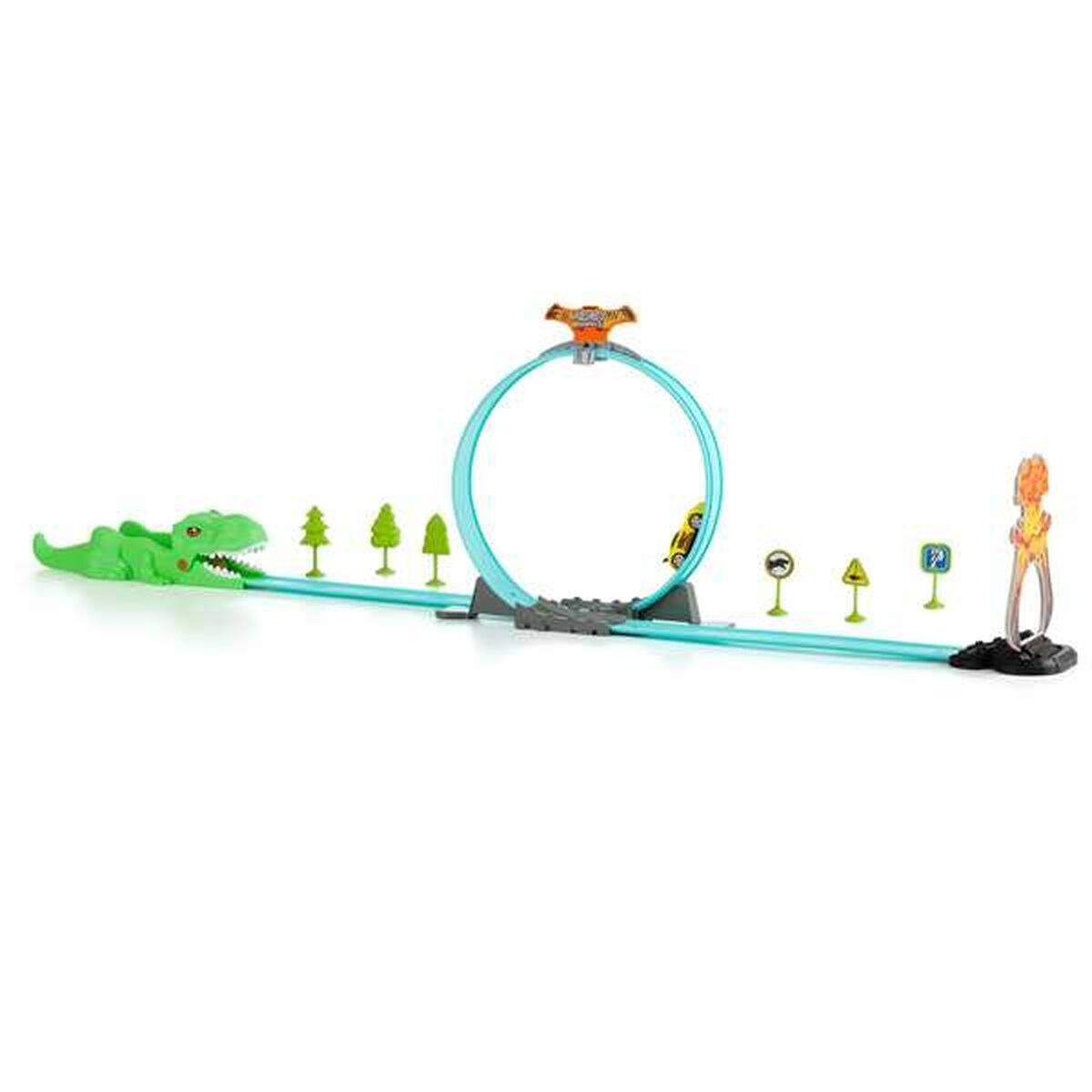 Pistă de Curse Moltó 107 cm Dinozaur 17 Piese - Jucarii si jocuri, Vehicule