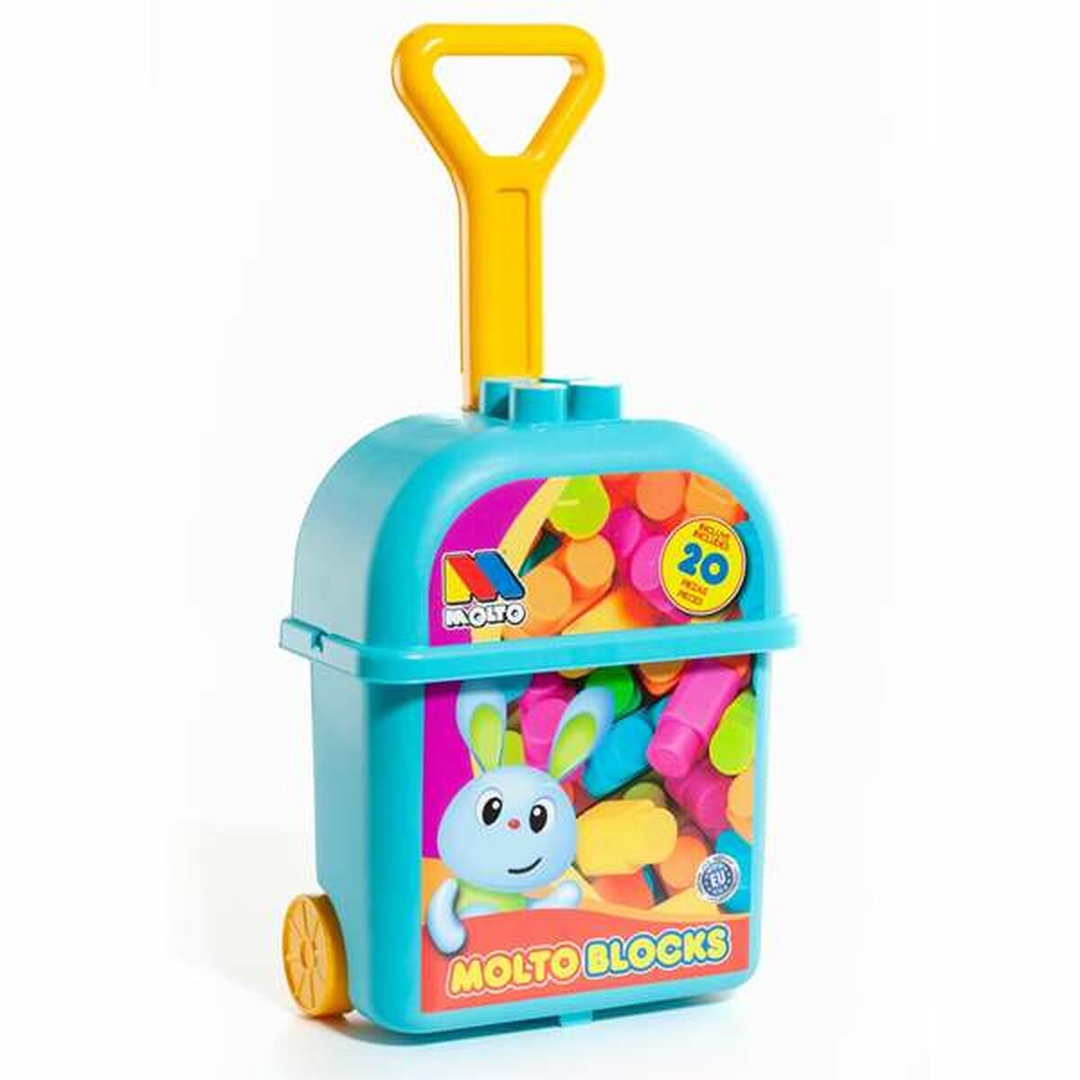 Joc de Construcții cu Plăci Moltó 20 Piese Trolley - Jucarii si jocuri