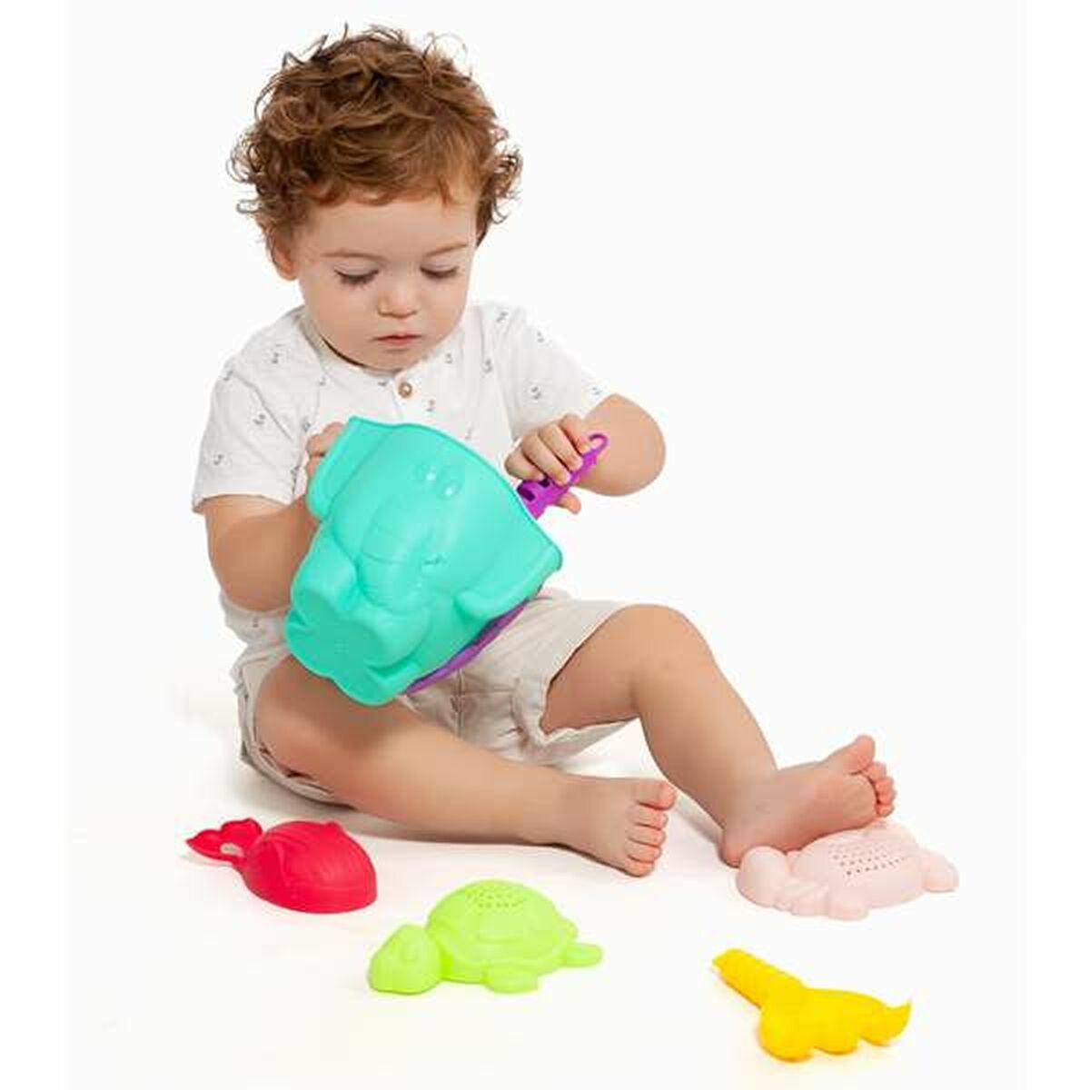 Set de Roabă de Plajă cu Accesorii Moltó 6 Piese - Jucarii si jocuri, În aer liber și sport