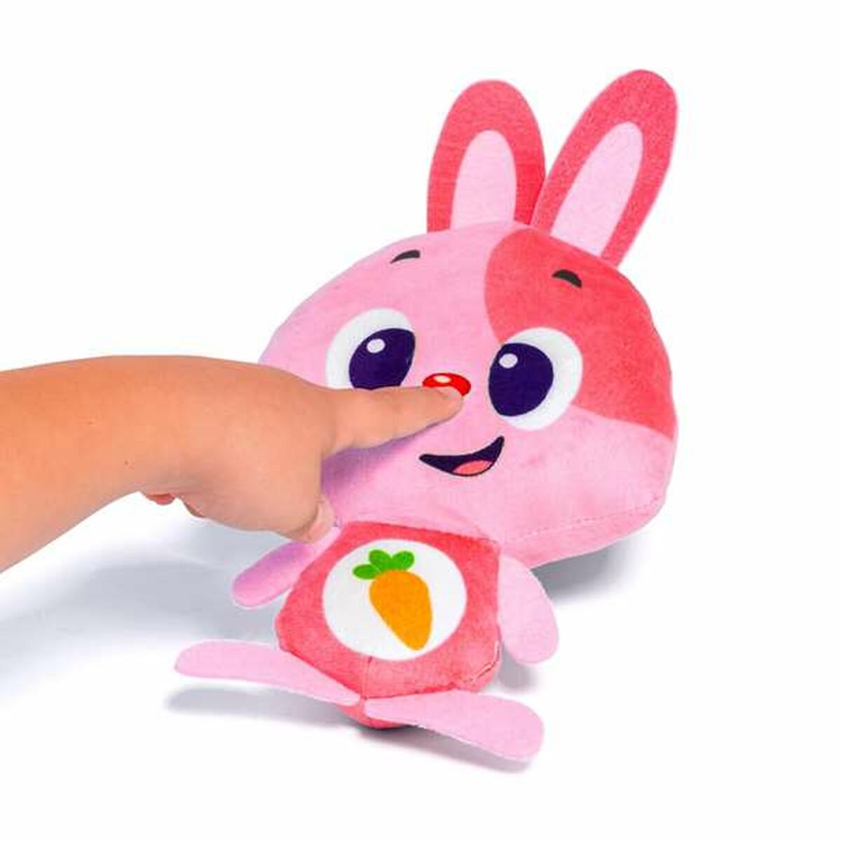 Jucărie de Pluș cu Sunet Moltó Gusy luz Baby Bunny Roz 7,5 cm - Jucarii si jocuri, Jucării de pluș
