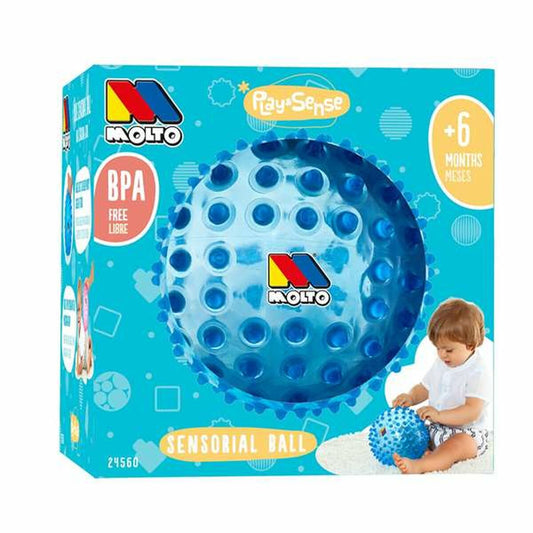 Minge senzorială Moltó 20 cm Albastru - Bebelus, Jucăriile copilăriei timpurii