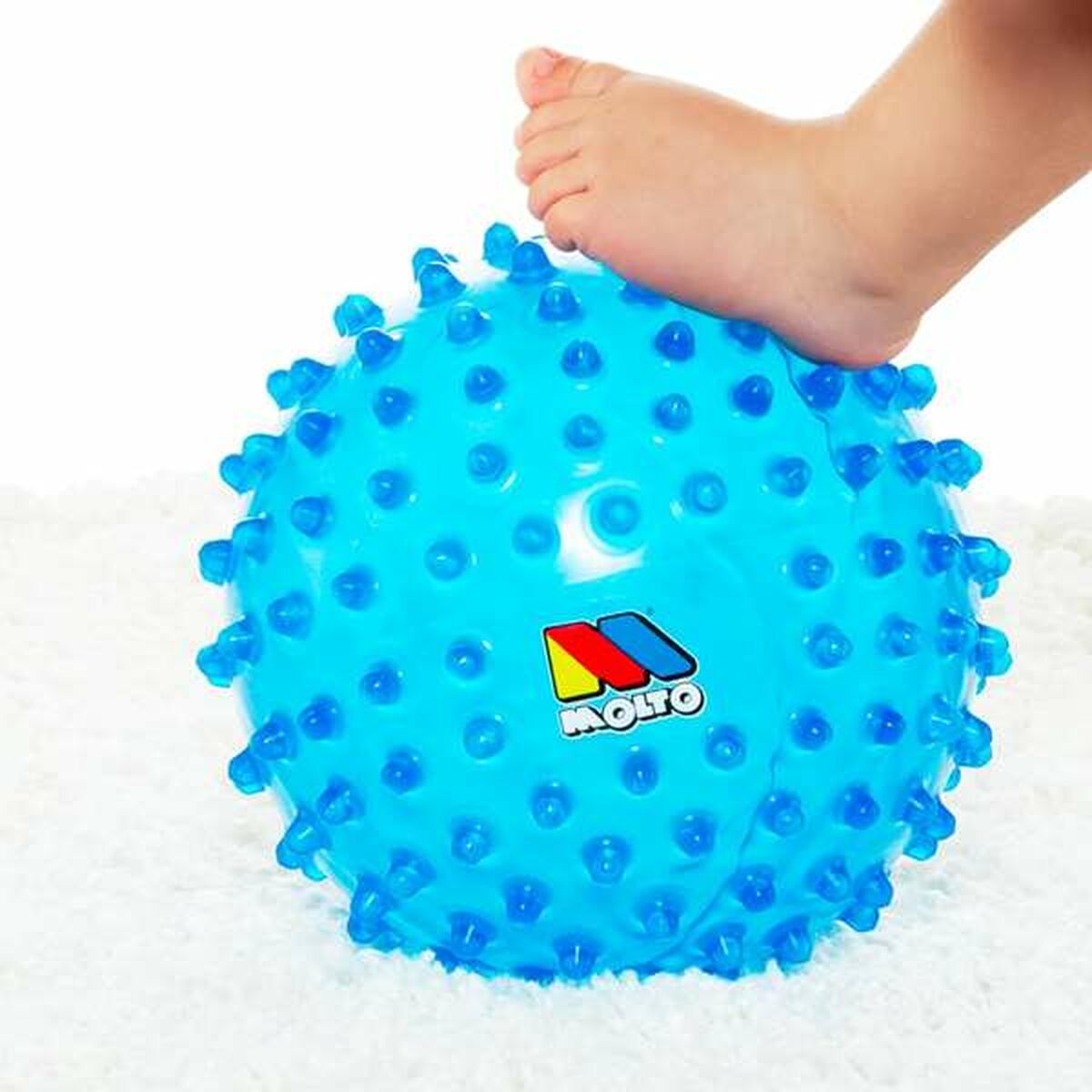 Minge senzorială Moltó 20 cm Albastru - Bebelus, Jucăriile copilăriei timpurii