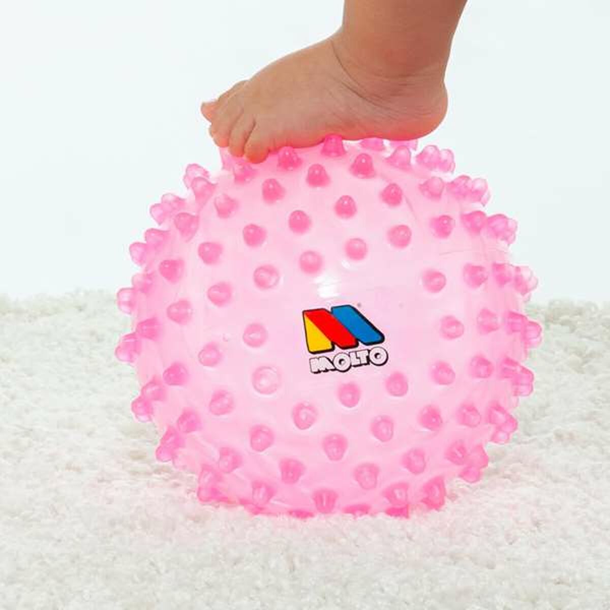 Minge senzorială Moltó 20 cm Roz - Bebelus, Jucăriile copilăriei timpurii