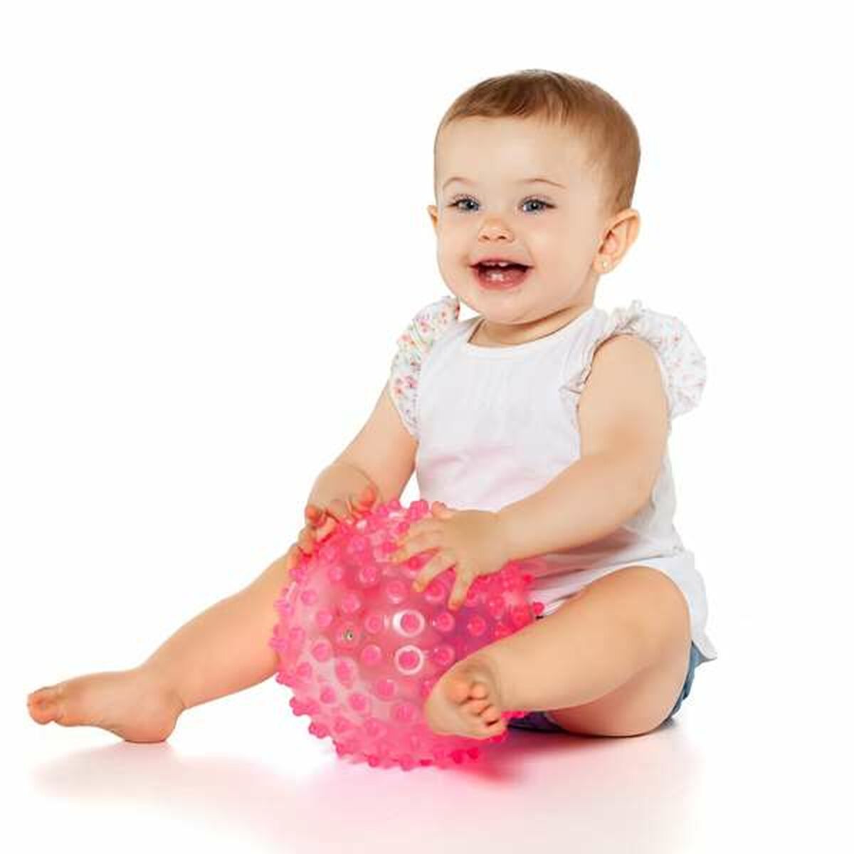 Minge senzorială Moltó 20 cm Roz - Bebelus, Jucăriile copilăriei timpurii