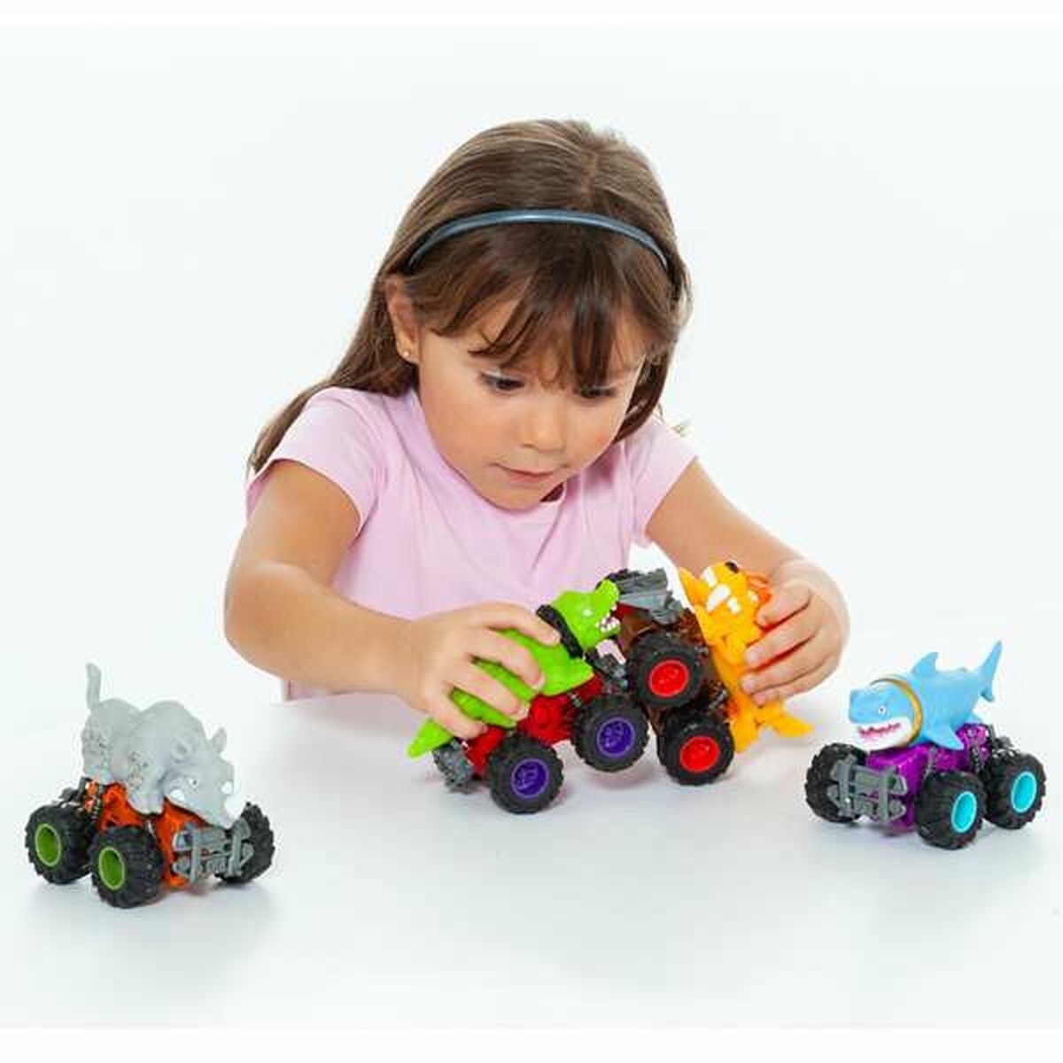 Mașinuță de jucărie cu mecanism de frecare Moltó Beast Wheels Multicolor - Jucarii si jocuri, Vehicule