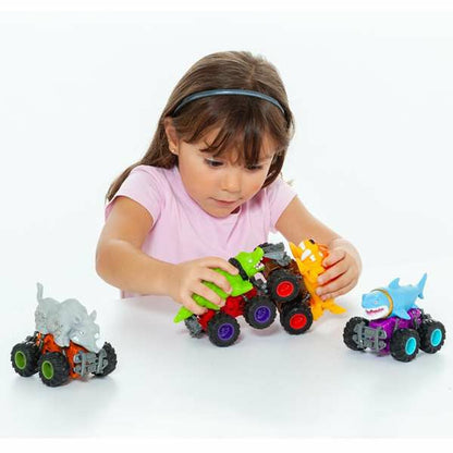 Mașinuță de jucărie cu mecanism de frecare Moltó Beast Wheels Multicolor - Jucarii si jocuri, Vehicule