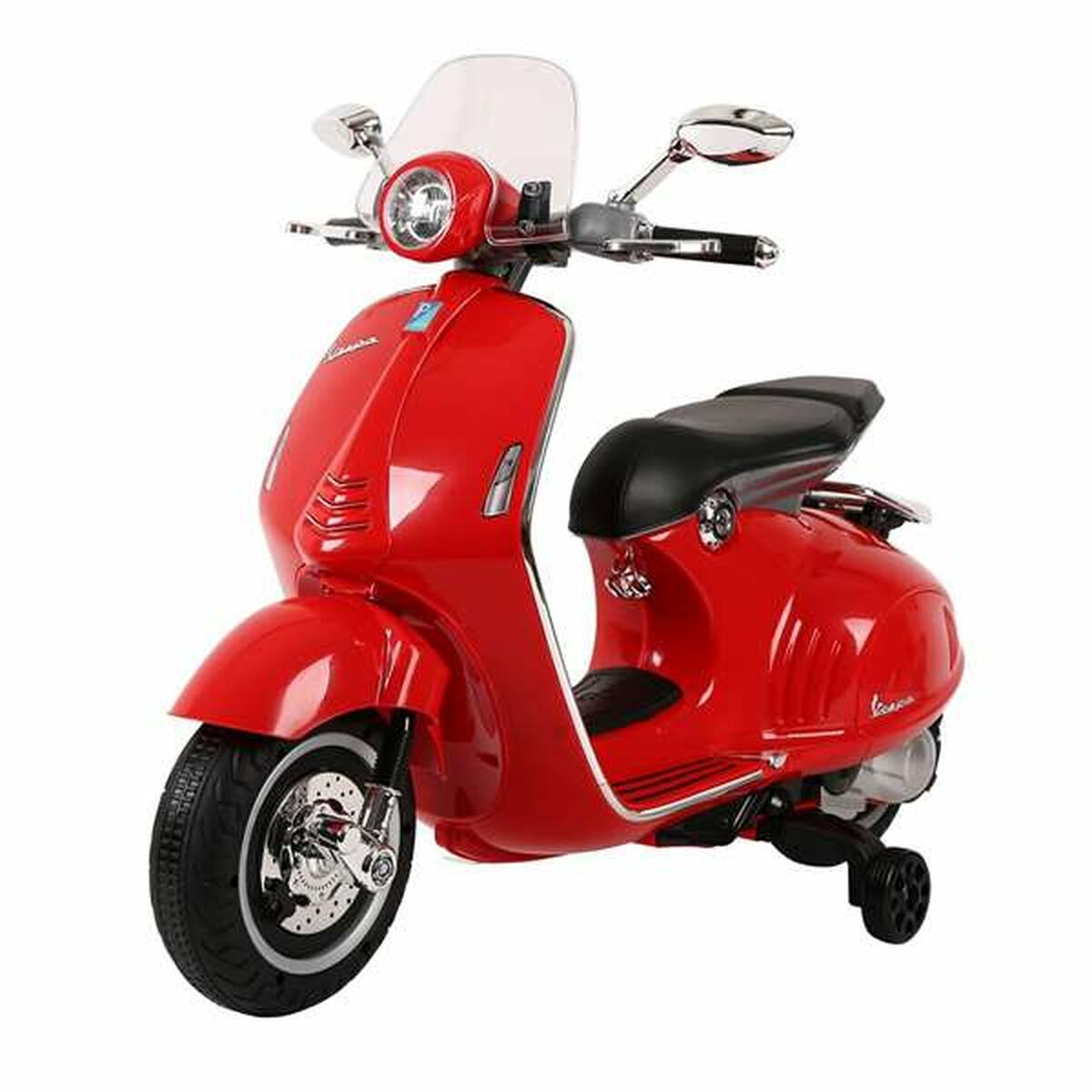 Scooter electric pentru copii Injusa Vespa Roșu - Jucarii si jocuri, În aer liber și sport