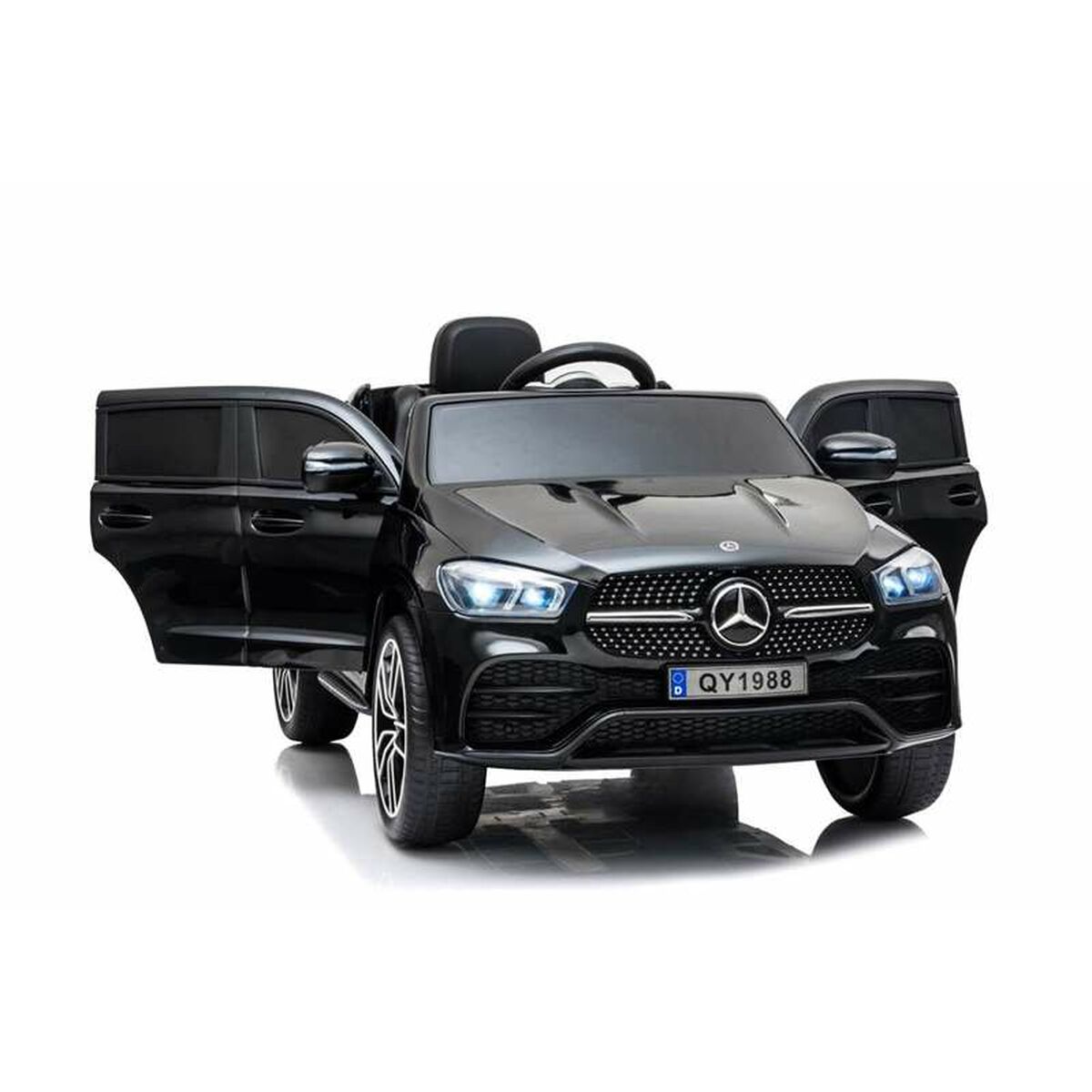 Mașinuță electrică pentru copii Injusa Mercedes Gle Negru - Jucarii si jocuri, În aer liber și sport
