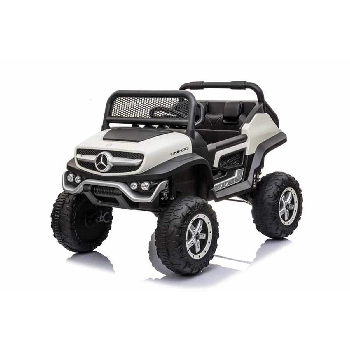 Mașinuță electrică pentru copii Injusa Mercedes Unimog Mini Negru - Jucarii si jocuri, În aer liber și sport
