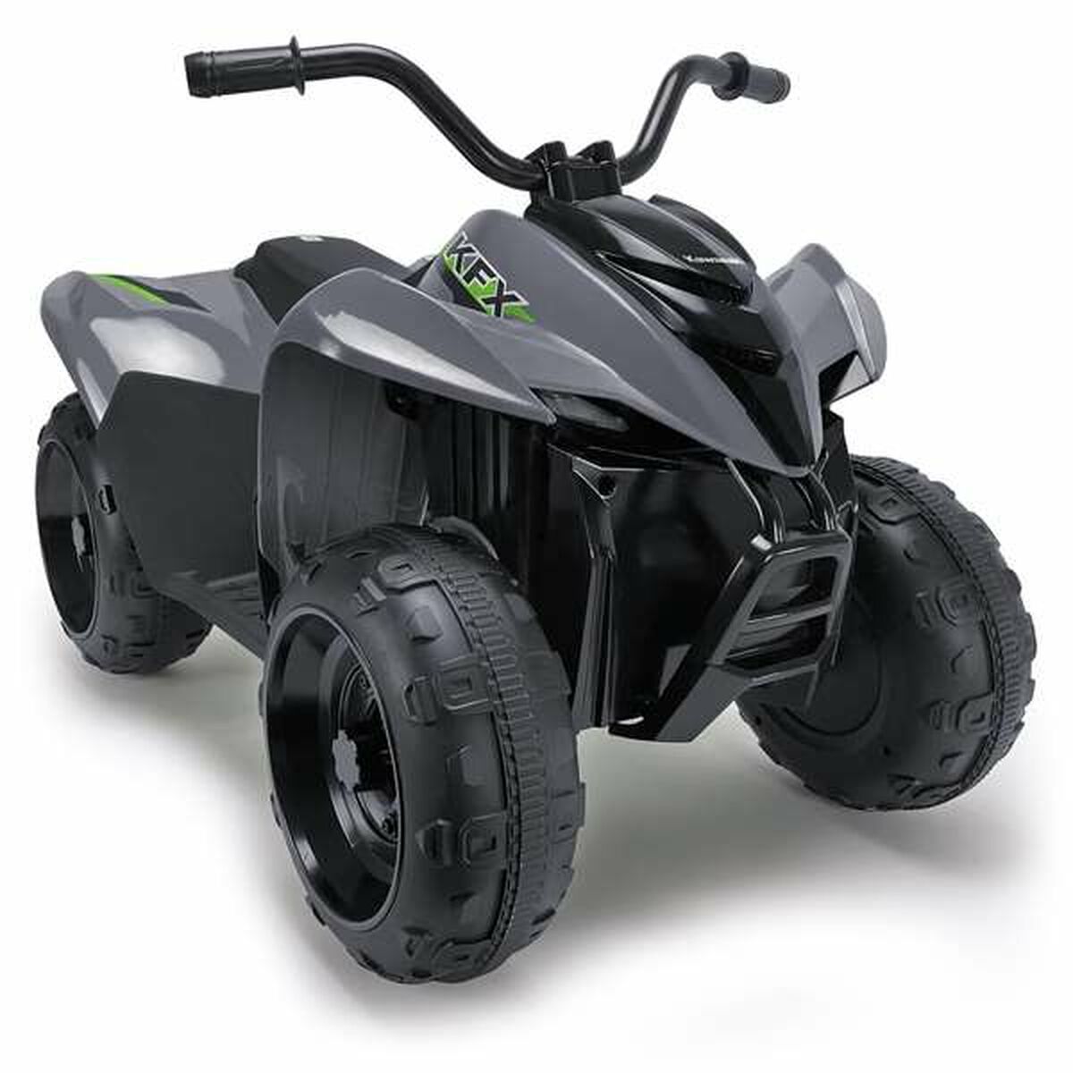 ATV electric Quad Injusa Kawasaki Gri 90,5 x 56 x 61,3 cm - Jucarii si jocuri, Vehicule
