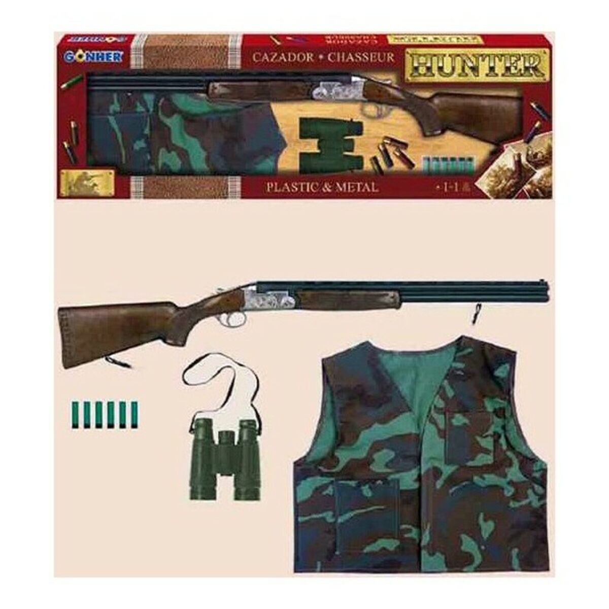 Pușcă Hunting Gonher 85 x 27 x 5 cm - Jucarii si jocuri, Costume și accesorii