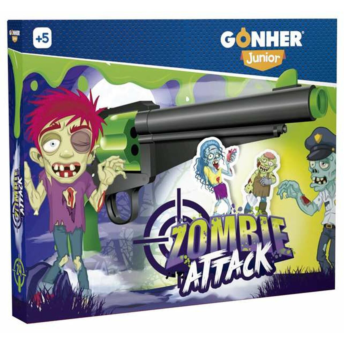 Pistol cu Săgeți Gonher Zombie Attack - Jucarii si jocuri, În aer liber și sport