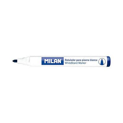 Carioci Milan Tablă albă 12 Unități Albastru PVC - Birou și papetărie, Pixuri, creioane și articole de scris