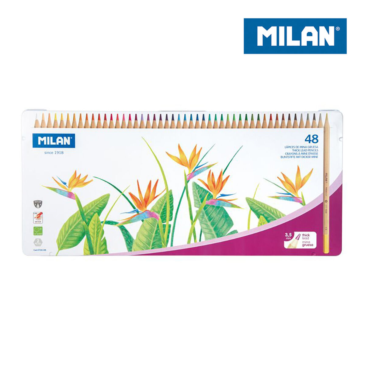 Creioane culori Milan 48 Piese - Birou și papetărie, Arte și Meserii