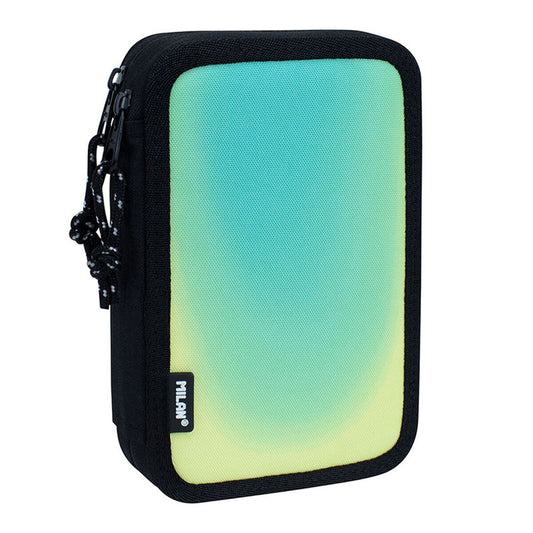 Creion dublu Milan Sunset Negru Verde 19,5 x 13 x 5 cm 36 Piese - Birou și papetărie, Material școlar și educațional