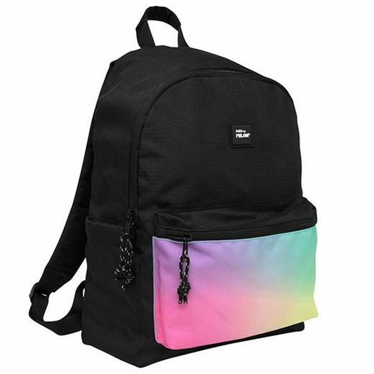Rucsac Casual Milan Negru 41 x 30 x 18 cm - Birou și papetărie, Material școlar și educațional