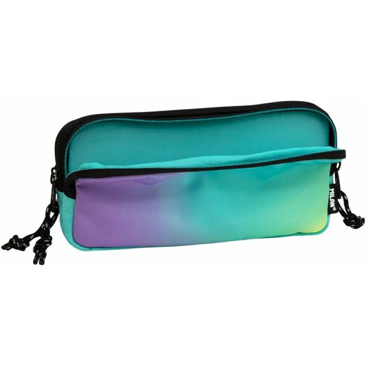 Penar triplu Milan Sunset Verde 22 x 11 x 6,5 cm - Birou și papetărie, Material școlar și educațional