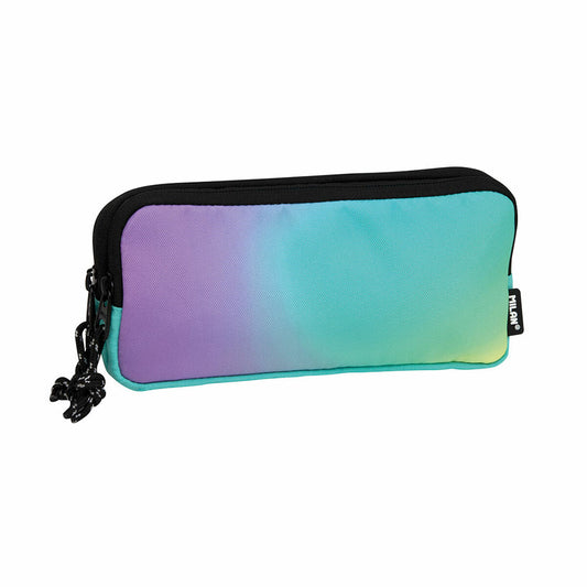 Penar triplu Milan Sunset Verde 22 x 11 x 6,5 cm - Birou și papetărie, Material școlar și educațional