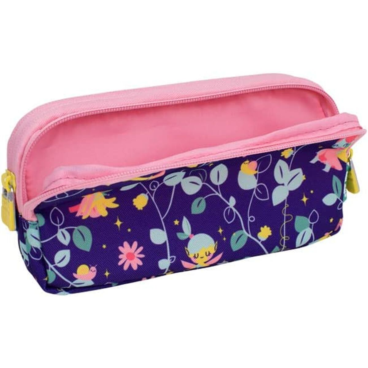 Penar triplu Milan Fairy Tale Liliachiu 20 x 11 x 6,5 cm - Birou și papetărie, Material școlar și educațional