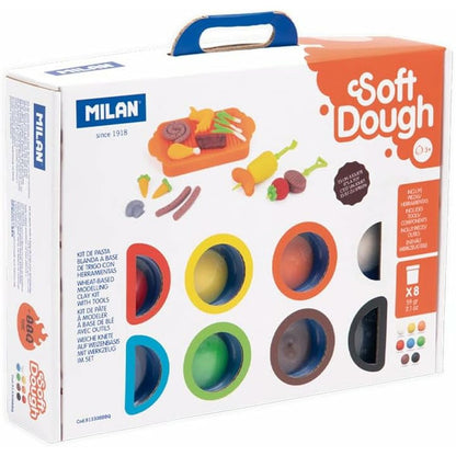 Pastă de modelare Milan Soft Dough BBq Multicolor - Jucarii si jocuri, Activități creative