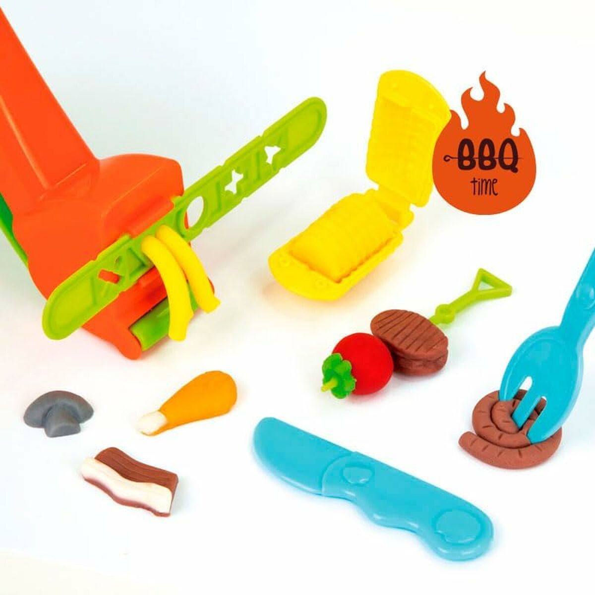 Pastă de modelare Milan Soft Dough BBq Multicolor - Jucarii si jocuri, Activități creative