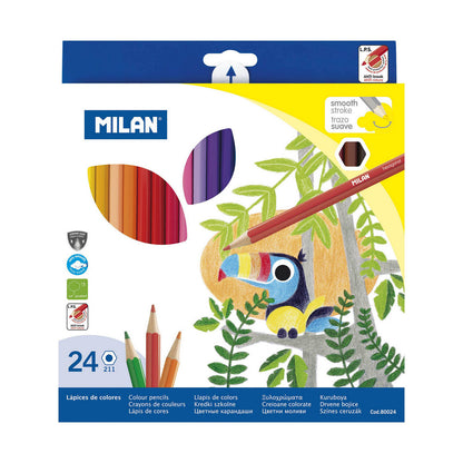 Creioane Milan 24 Piese Multicolor - Birou și papetărie, Arte și Meserii