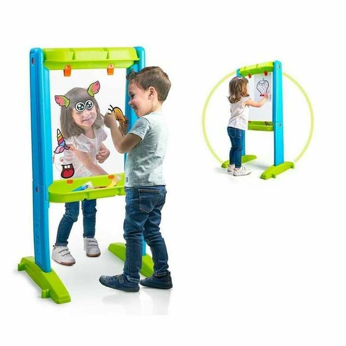 Tablă cu Două Fețe Feber Art & Fun 53,5 x 57,5 x 106 cm - Jucarii si jocuri, Activități creative