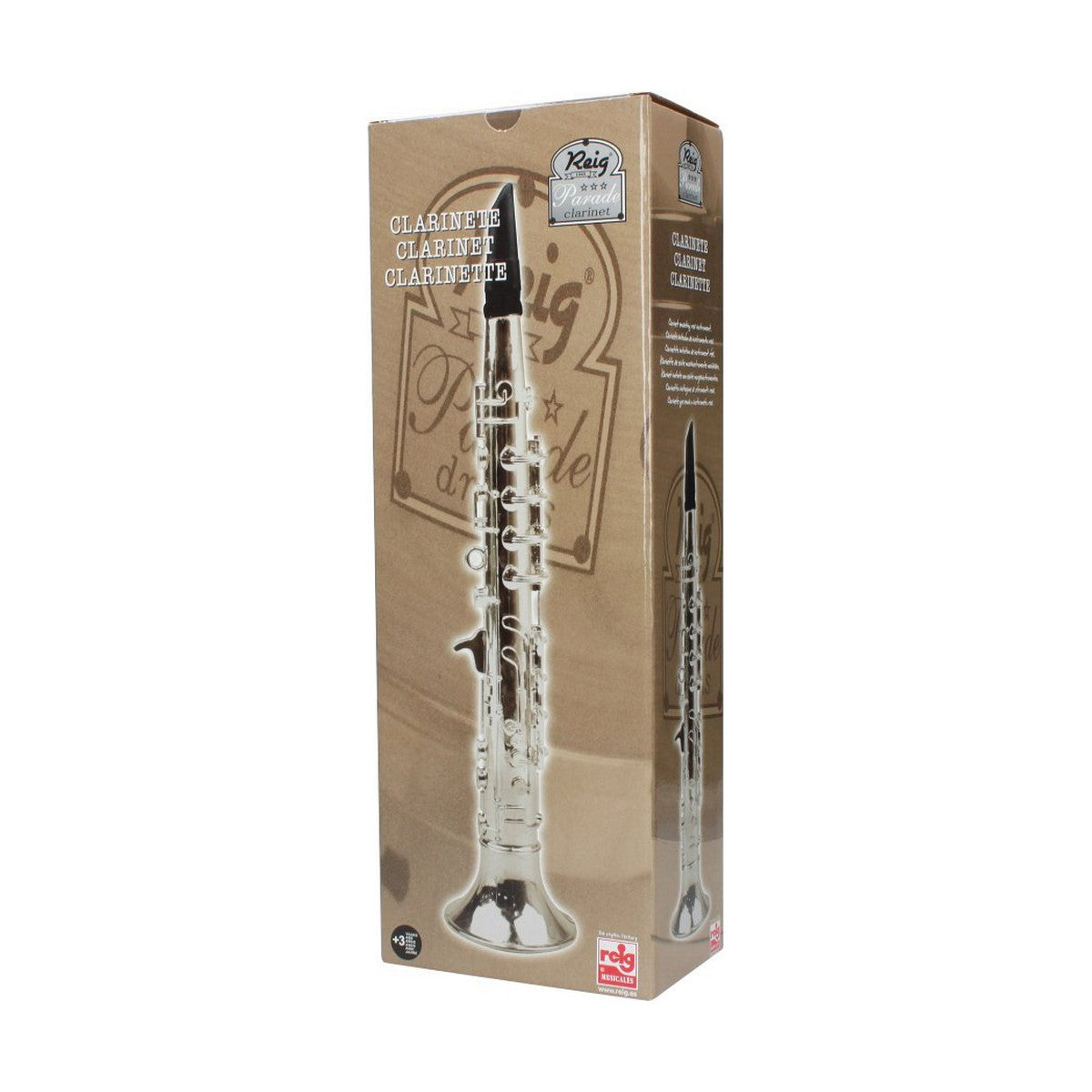 Clarinet Argintiu Reig - Jucarii si jocuri, Instrumente muzicale pentru copii