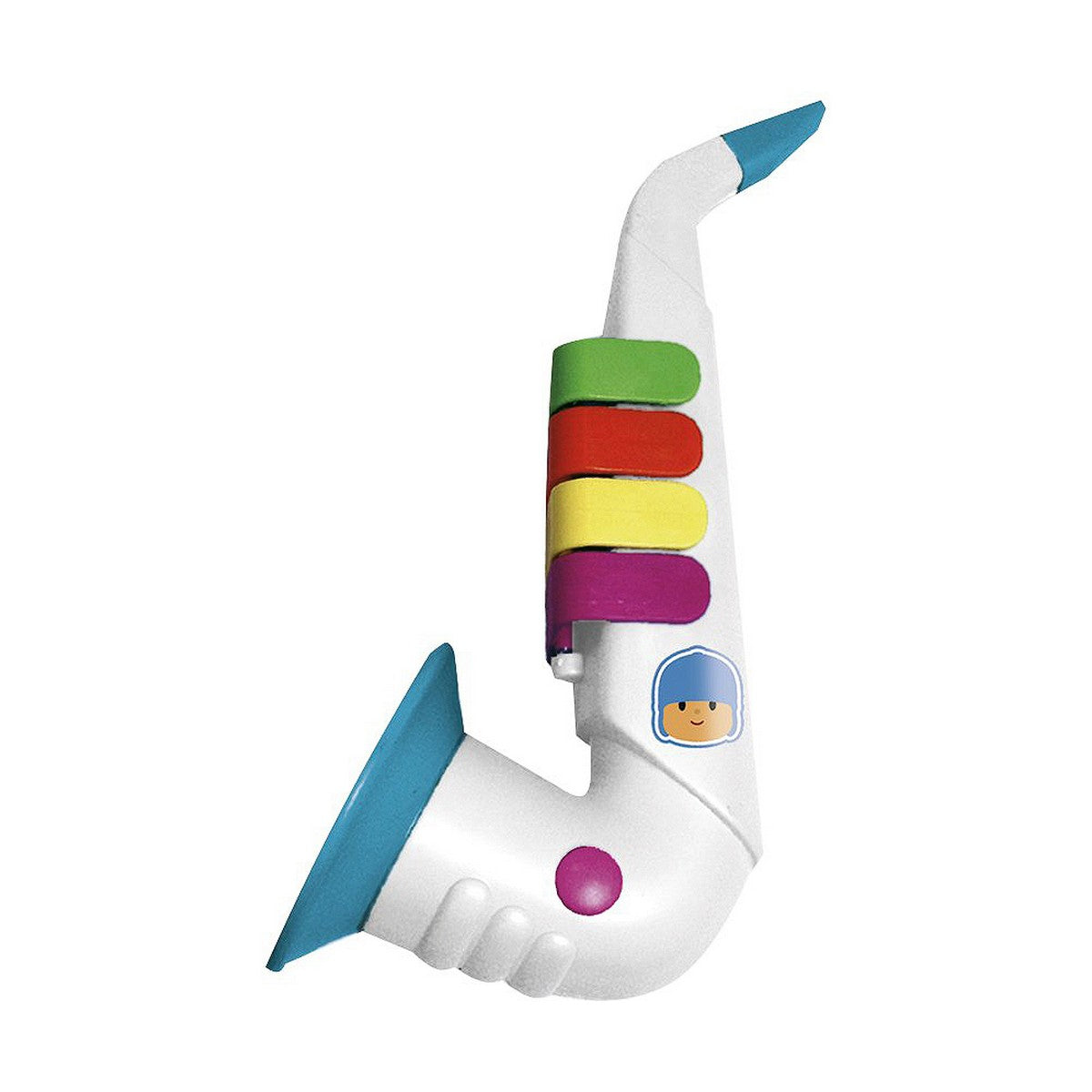 Saxofon cu 4 Note Pocoyo Cu carcasă Jucărie muzicală - Jucarii si jocuri, Instrumente muzicale pentru copii