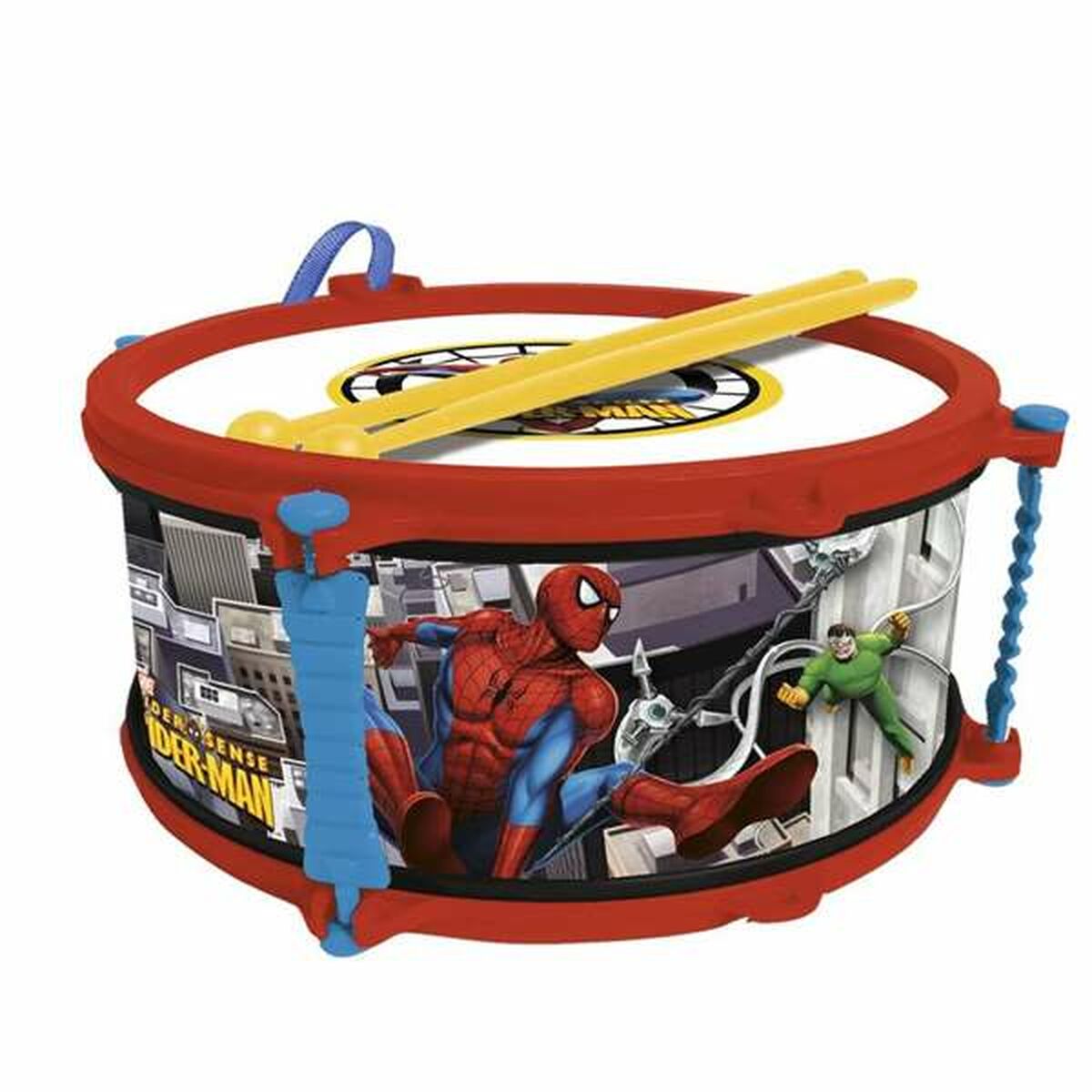 Cilindru Spider-Man Plastic - Jucarii si jocuri, Instrumente muzicale pentru copii