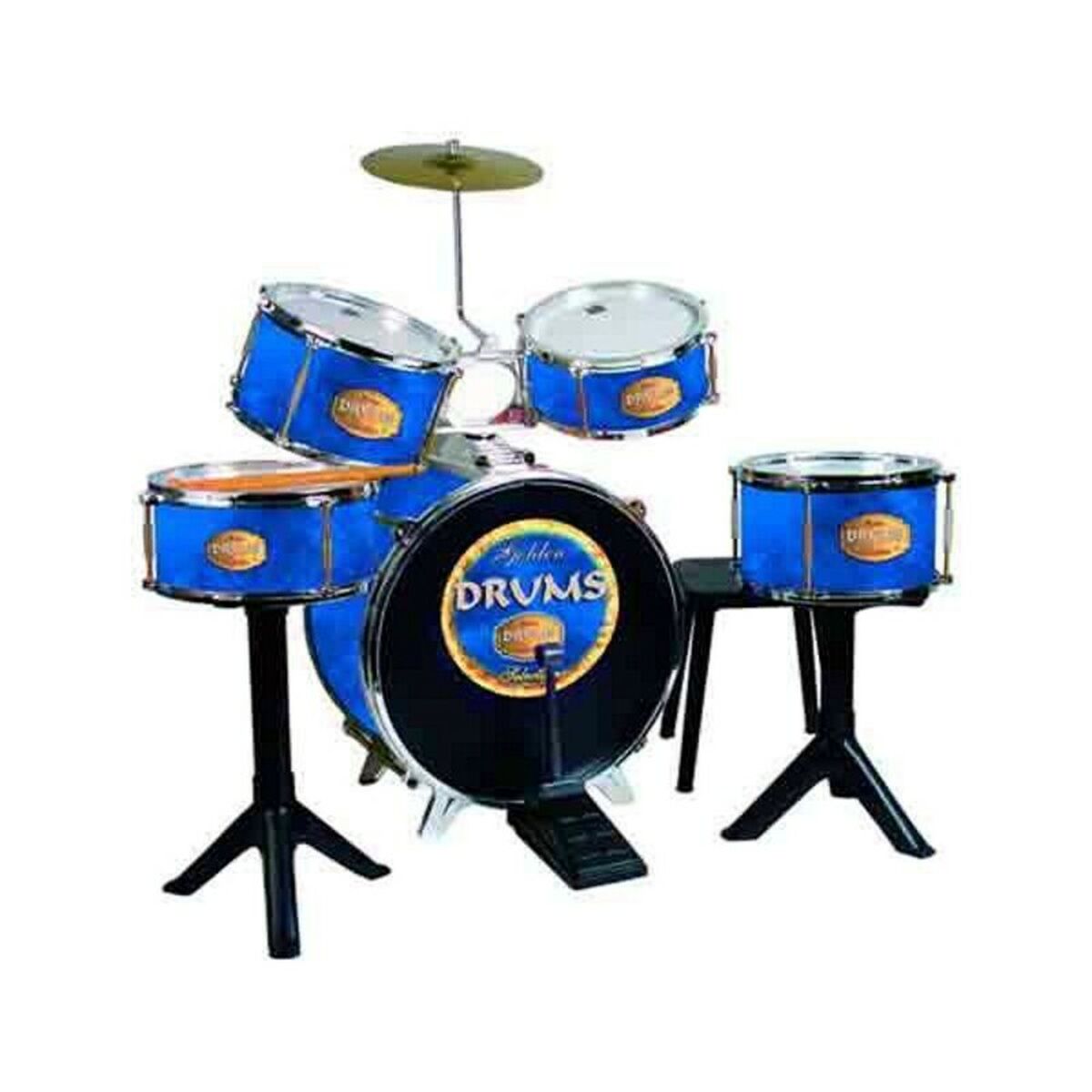 Tobe Golden Drums Reig 75 x 68 x 54 cm Plastic (75 x 68 x 54 cm) - Jucarii si jocuri, Instrumente muzicale pentru copii