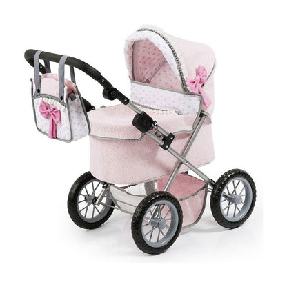 Cărucior pentru Păpuși Reig Trendy 45 cm Roz - Jucarii si jocuri, Păpuși și accesorii